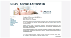 Desktop Screenshot of emsana.ch